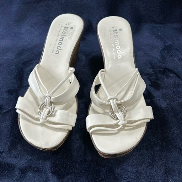 Italmoda Wedge Sandals - Picture 1 of 3